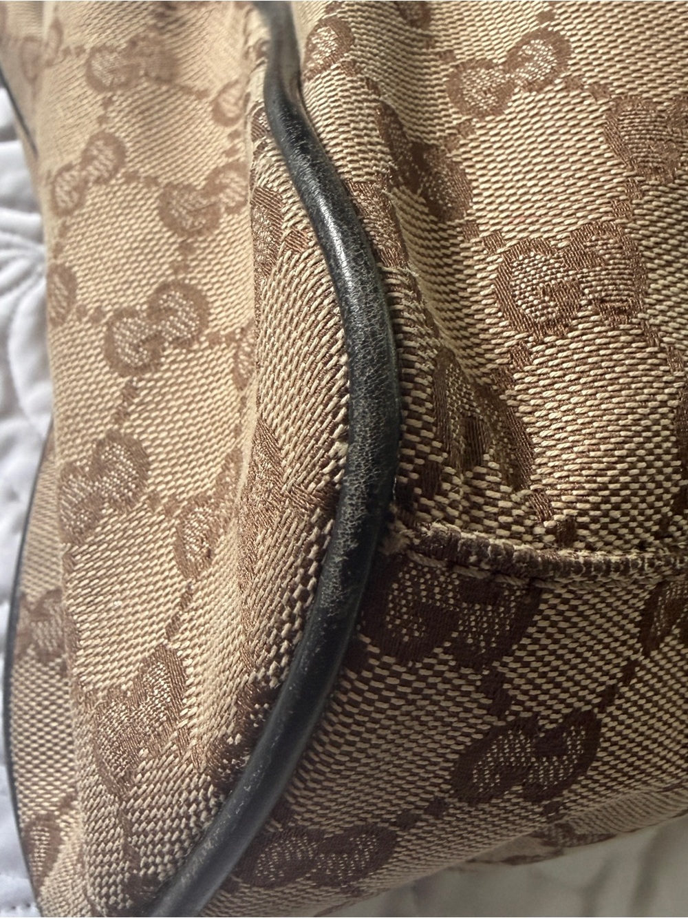 Gucci GG Canvas Sukey Medium Tote with Original Dust Bag *Authentic & Pre-loved* - Picture 7 of 16